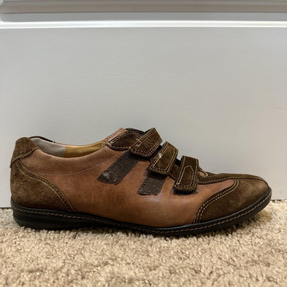 Paul Green Shoes Mens‎ Size 5.5 Leather Suede Strap Comfort Made in
